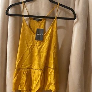 Yellow tank from forever 21